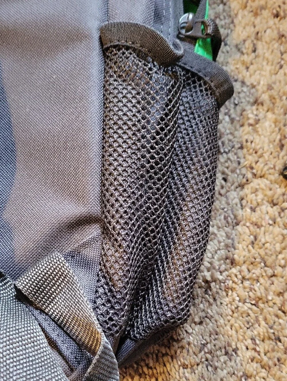 Green and Gray Men's Backpack - Sport Daypack
